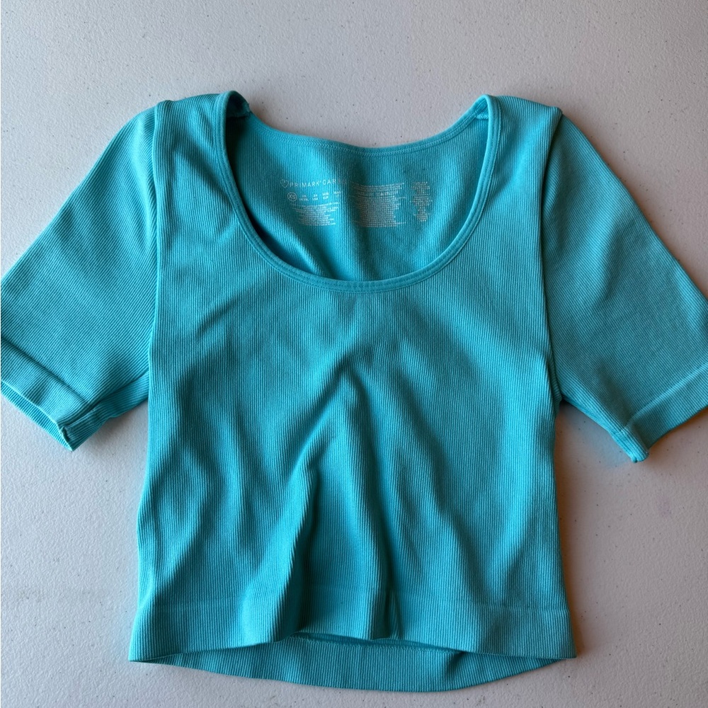 Primark Turquoise Crop Top